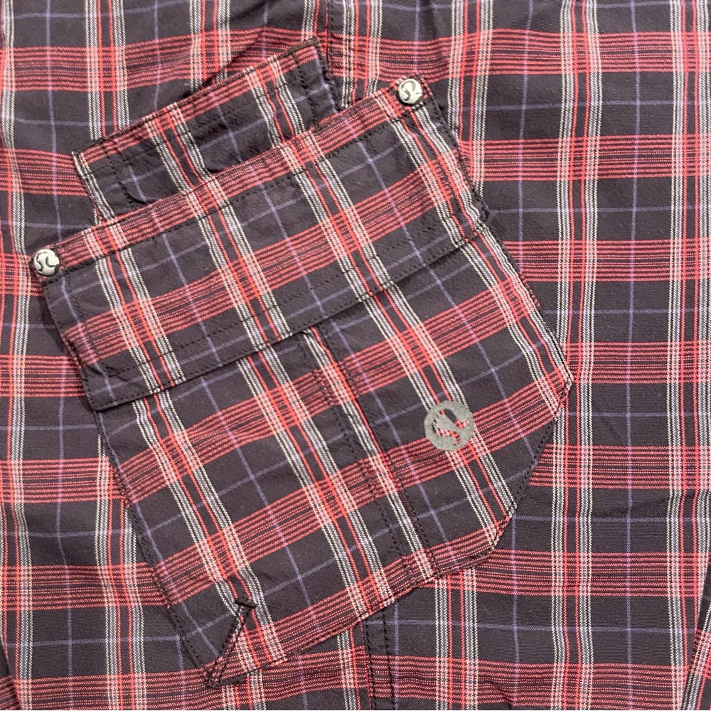 Lululemon Mens Activewear Plaid Golf Shorts Size 34